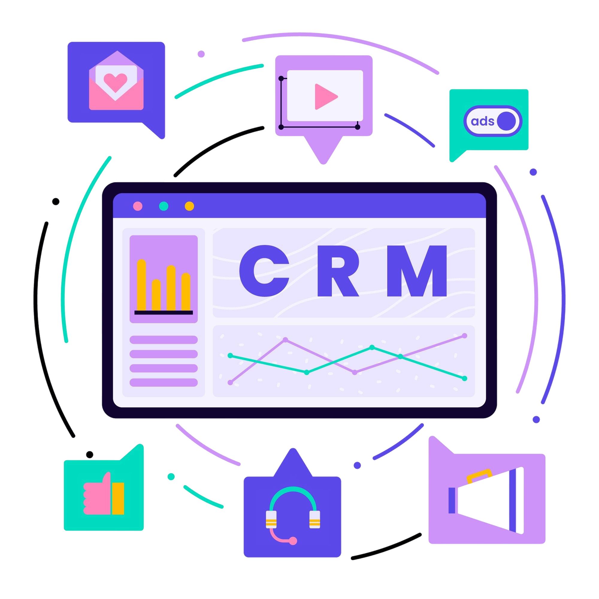 Integrated HubSpot CRM